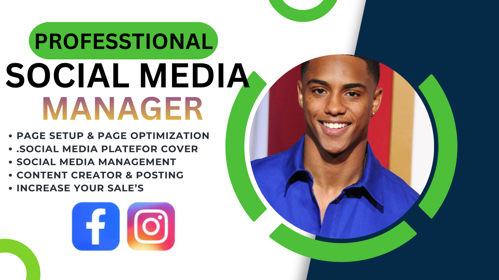 I will be your social media manager