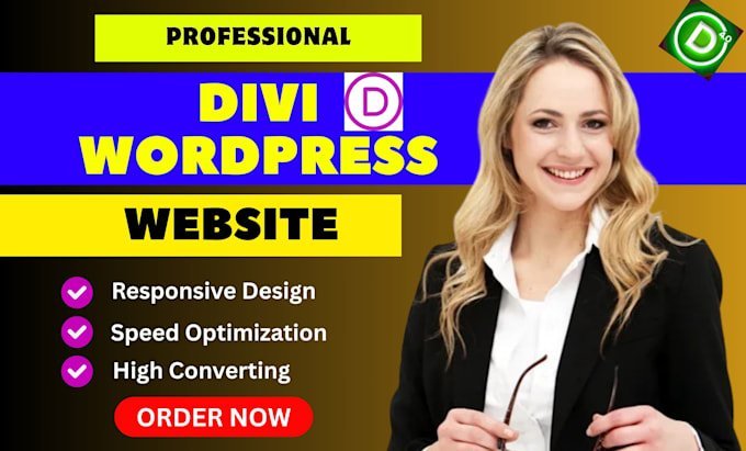I will do responsive Divi builder and Divi theme website and WordPress website